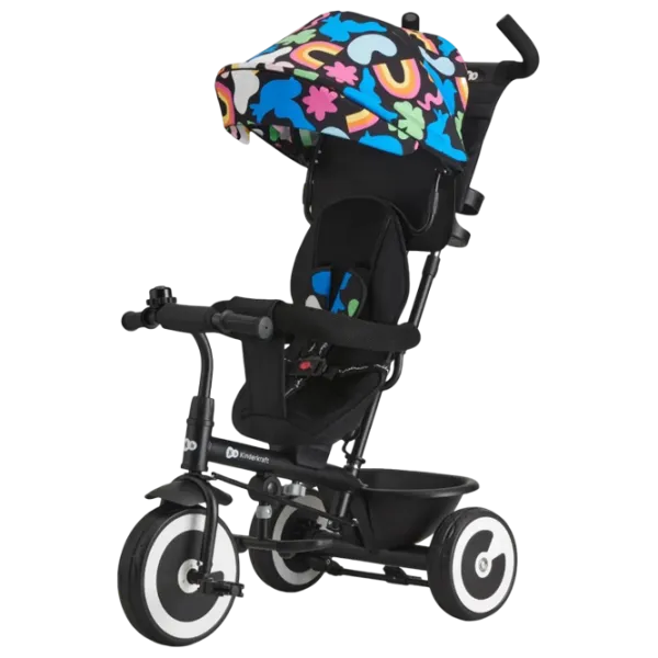 Трицикл KinderKraft Aston 25 кг / Черный photo 1 Трицикл KinderKraft Aston 25 кг / Черный photo 1