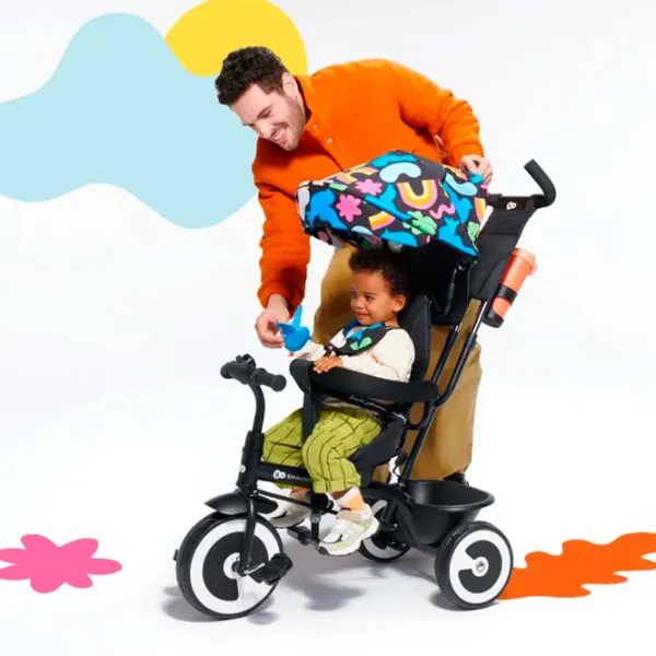 Трицикл KinderKraft Aston 25 кг / Черный photo 6 Трицикл KinderKraft Aston 25 кг / Черный photo 6
