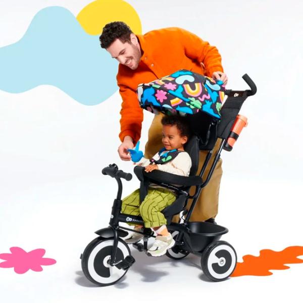 Трицикл KinderKraft Aston 25 кг / Черный photo 6 Трицикл KinderKraft Aston 25 кг / Черный photo 6