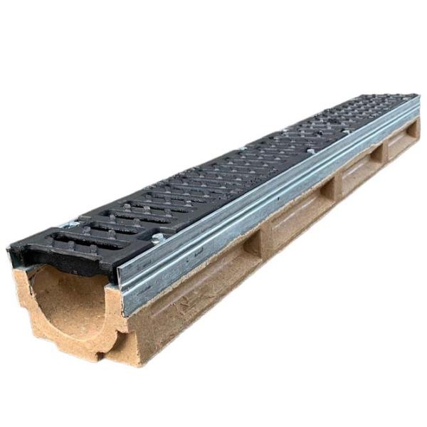 Grătar de canalizare Uniplast EN124 D400 TR Gray / Fibrobeton photo 1