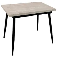 Masă de bucătărie extensibilă Mobiland LILIS 90 PAL/ Gray