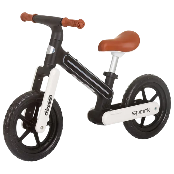 Bicicletă fără pedale Chipolino Spark 12"  Oțel / Black White photo 1 Bicicletă fără pedale Chipolino Spark 12"  Oțel / Black White photo 1