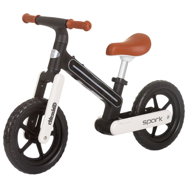 Bicicletă fără pedale Chipolino Spark 12"  Oțel / Black White photo 1 Bicicletă fără pedale Chipolino Spark 12"  Oțel / Black White photo 1