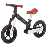 Bicicletă fără pedale Chipolino Spark 12"  Oțel / Black White