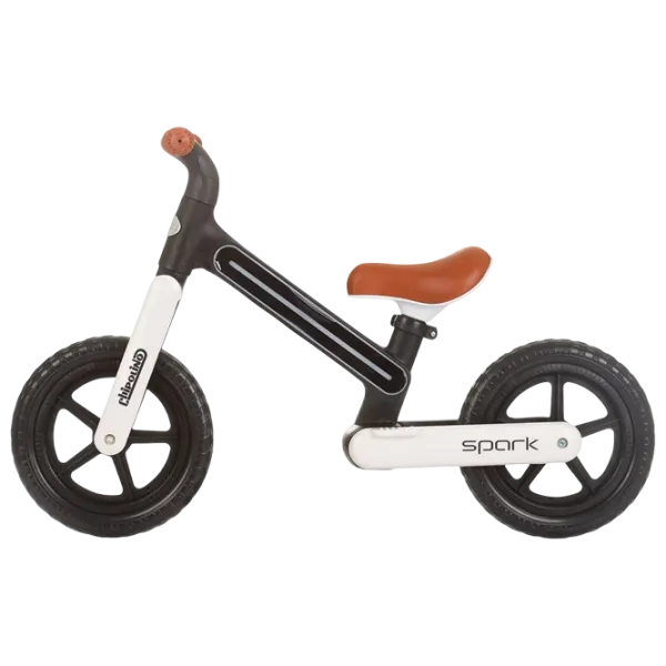 Bicicletă fără pedale Chipolino Spark 12"  Oțel / Black White photo 2 Bicicletă fără pedale Chipolino Spark 12"  Oțel / Black White photo 2