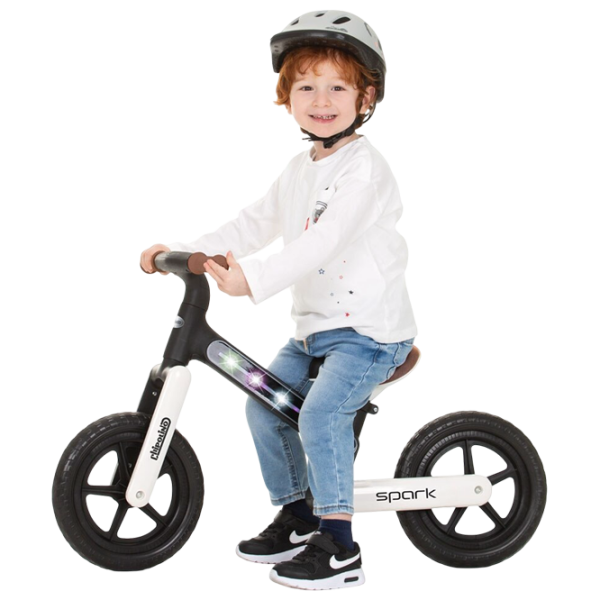 Bicicletă fără pedale Chipolino Spark 12"  Oțel / Black White photo 4 Bicicletă fără pedale Chipolino Spark 12"  Oțel / Black White photo 4