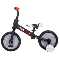 Bicicletă fără pedale Chipolino Max Bike 10" Metal / Gray White photo 3