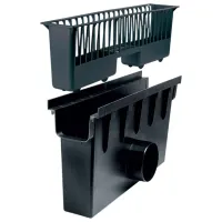 Канализационная решетка Maxpol 1742+1728 Черный / 