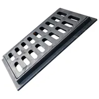 Канализационная решетка Maxpol 16028T Черный / Cталь