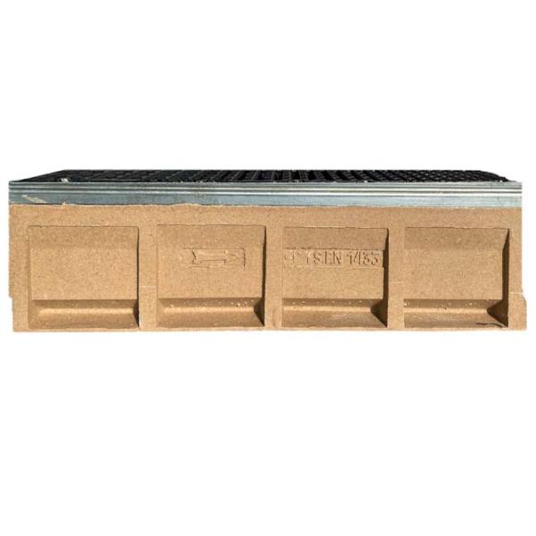 Grătar de canalizare Uniplast EN124 D400 TR Gray / Fibrobeton photo 2