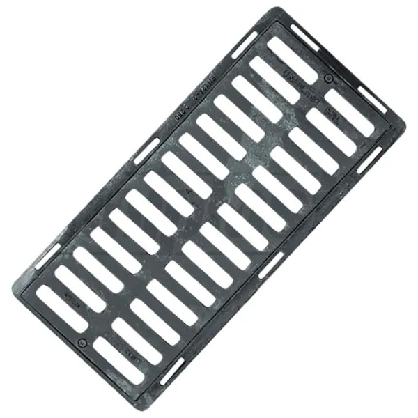 Grătar de canalizare Uniplast 16022T Black / Oțel photo 1