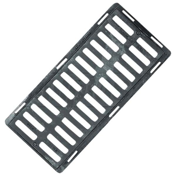 Grătar de canalizare Uniplast 16022T Black / Oțel photo 1
