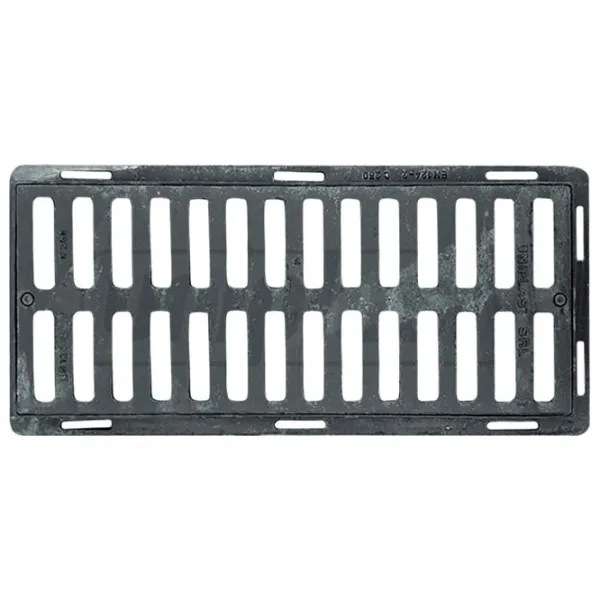 Grătar de canalizare Uniplast 16022T Black / Oțel photo 3
