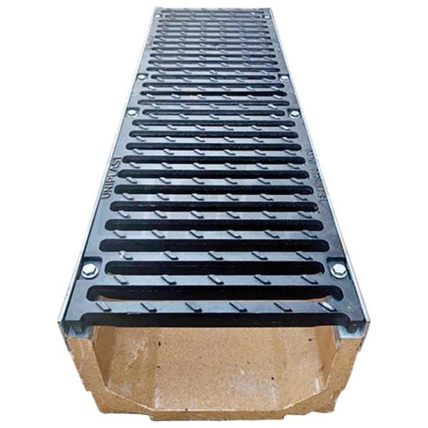 Grătar de canalizare Uniplast EN124 D400 TR Gray / Fibrobeton photo 1
