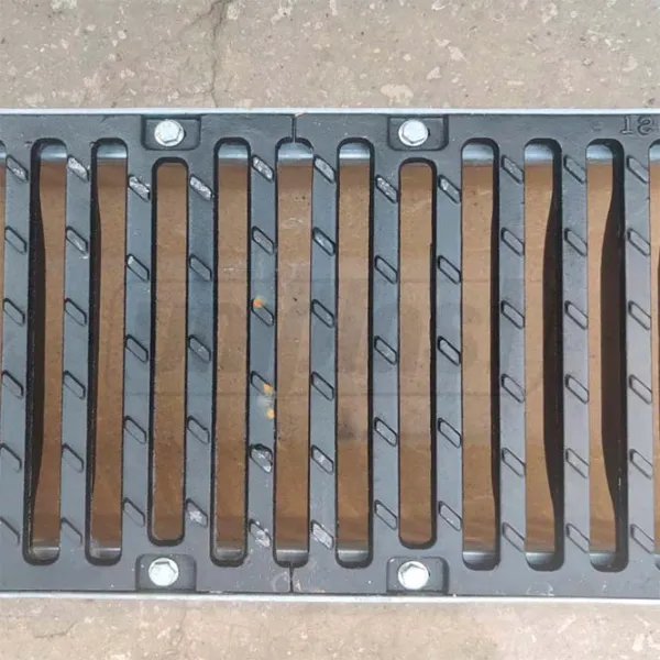 Grătar de canalizare Uniplast EN124 D400 TR Gray / Fibrobeton photo 2