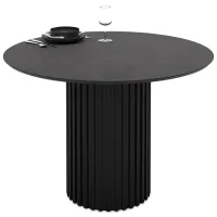 Masă de bucătărie fixă Mobiland Olympus  PAL/ Black