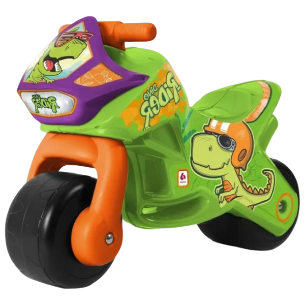 Bicicletă fără pedale Injusa Twin Dino  Plastic / Green Orange photo 1