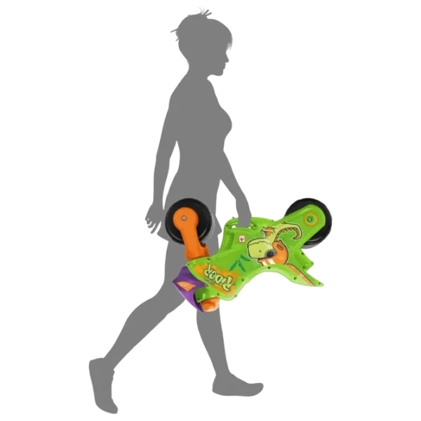 Bicicletă fără pedale Injusa Twin Dino  Plastic / Green Orange photo 4