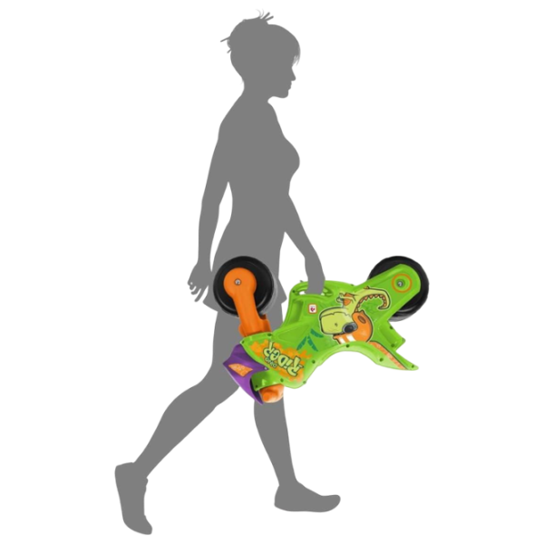 Bicicletă fără pedale Injusa Twin Dino  Plastic / Green Orange photo 4