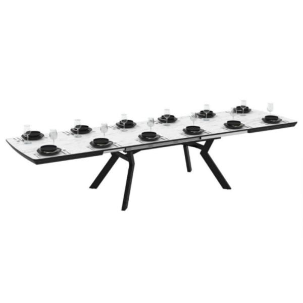 Masă de bucătărie extensibilă Mobiland Bianco PAL/ White photo 5 Masă de bucătărie extensibilă Mobiland Bianco PAL/ White photo 5