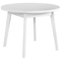 Кухонный стол раскладной Drewmix OSLO 3 ДСП/ Белый