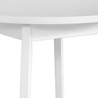 Masă de bucătărie extensibilă Drewmix OSLO 3 PAL/ White photo 3