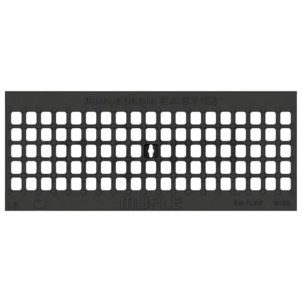 Grătar de canalizare MUFLESYSTEM TN1433 Black / Oțel photo 1