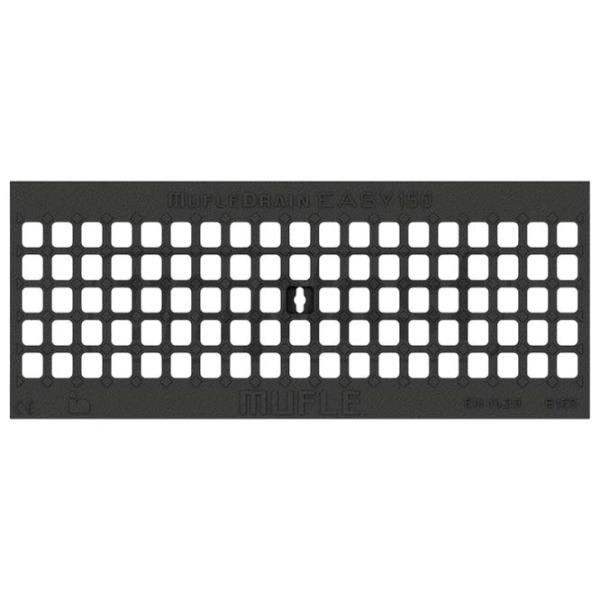 Grătar de canalizare MUFLESYSTEM TN1433 Black / Oțel photo 1