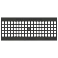 Канализационная решетка MUFLESYSTEM TN1433 Черный / Cталь