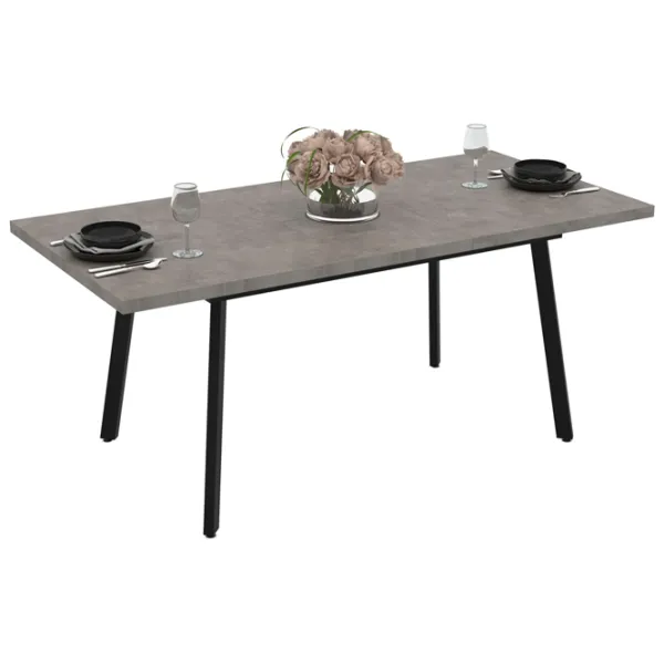 Masă de bucătărie extensibilă Mobiland LINI 120 PAL/ Retro Stone photo 4 Masă de bucătărie extensibilă Mobiland LINI 120 PAL/ Retro Stone photo 4