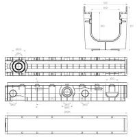 Grătar de canalizare SAB 5101010 Gray / photo 2