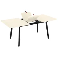 Кухонный стол раскладной Mobiland LINI 120 ДСП/ Бежевый photo 2
