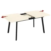 Кухонный стол раскладной Mobiland LINI 120 ДСП/ Бежевый photo 3