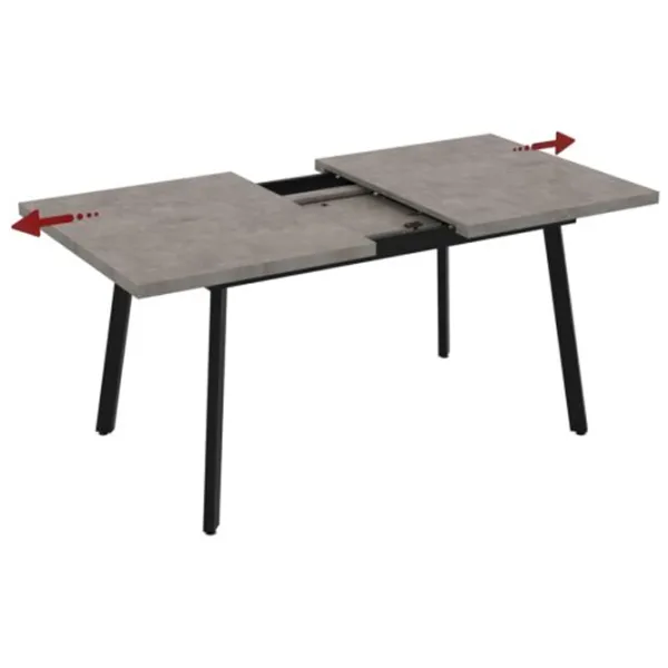 Masă de bucătărie extensibilă Mobiland LINI 138 PAL/ Retro Stone photo 3