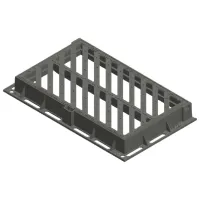 Канализационная решетка Uniplast 16036T Черный / Композитный