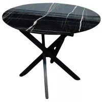 Masă de bucătărie extensibilă Mobiland RUTA 96 PAL/ Black