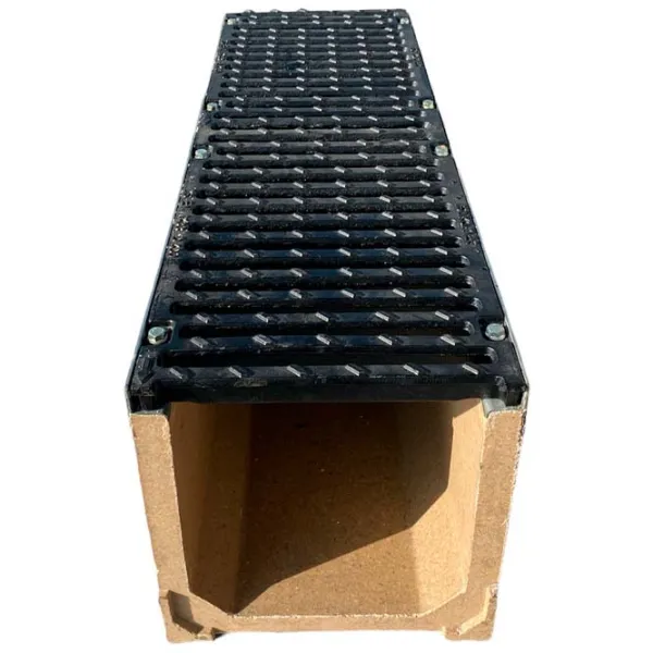 Канализационная решетка Uniplast EN124 D400 TR Серый / Фибробетон photo 1