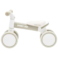 Bicicletă fără pedale Baby Mix Bunny Hop Ultralight Plastic / Beige Gray photo 2