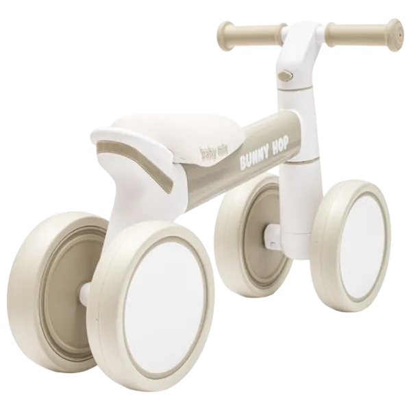 Беговел Baby Mix Bunny Hop Ultralight  Пластик / Бежевый Серый photo 4