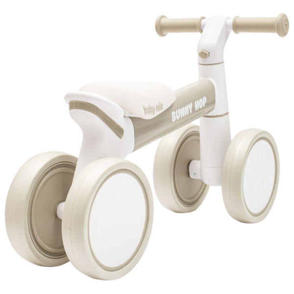 Беговел Baby Mix Bunny Hop Ultralight  Пластик / Бежевый Серый photo 4