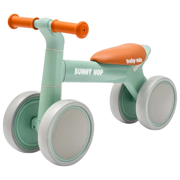Bicicletă fără pedale Baby Mix Bunny Hop Ultralight  Plastic / Green Brown photo 1