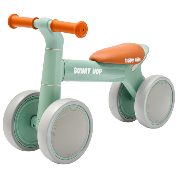 Bicicletă fără pedale Baby Mix Bunny Hop Ultralight  Plastic / Green Brown photo 1