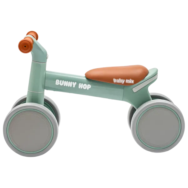 Bicicletă fără pedale Baby Mix Bunny Hop Ultralight  Plastic / Green Brown photo 2