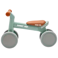 Bicicletă fără pedale Baby Mix Bunny Hop Ultralight Plastic / Green Brown photo 2