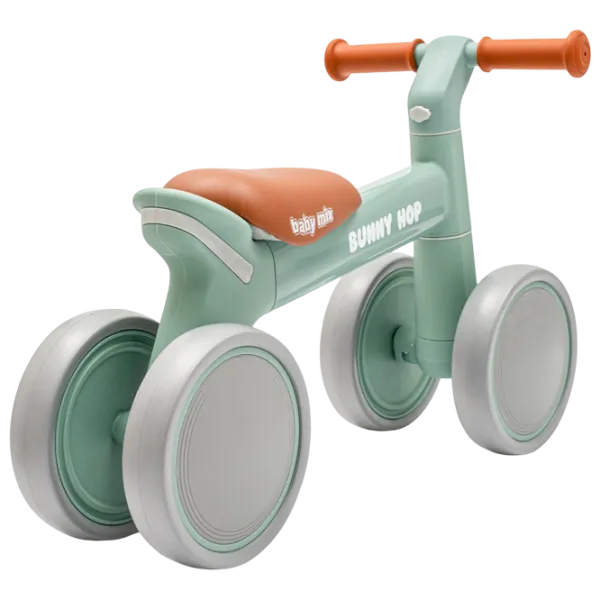 Bicicletă fără pedale Baby Mix Bunny Hop Ultralight  Plastic / Green Brown photo 3