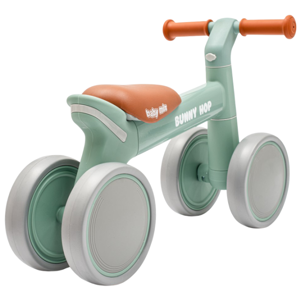 Bicicletă fără pedale Baby Mix Bunny Hop Ultralight  Plastic / Green Brown photo 3