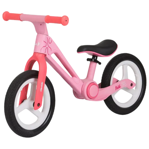 Bicicletă fără pedale Chipolino Fold X  Metal / Pink Black photo 1 Bicicletă fără pedale Chipolino Fold X  Metal / Pink Black photo 1