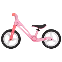 Bicicletă fără pedale Chipolino Fold X Metal / Pink Black photo 2