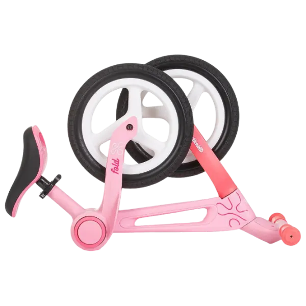 Bicicletă fără pedale Chipolino Fold X  Metal / Pink Black photo 4 Bicicletă fără pedale Chipolino Fold X  Metal / Pink Black photo 4