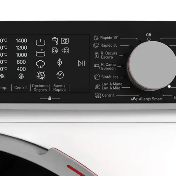 Mașină de spălat SHARP ES-NFL814CWNA-EE 8 kg / 1400 rpm / White photo 4